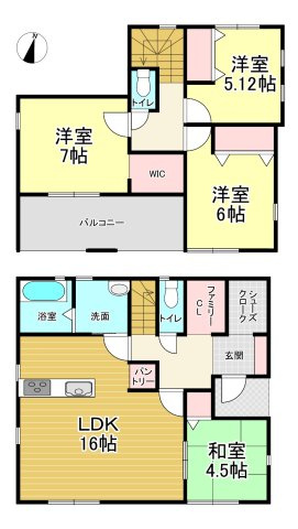 【間取り】 | グラファーレ石巻市門脇４期