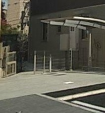 川崎市多摩区登戸の賃貸マンションのエントランス