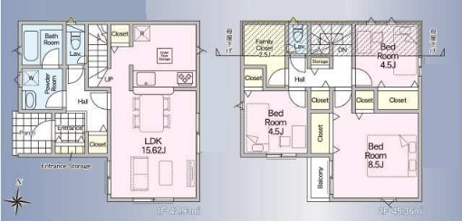 三郷市彦成１丁目新築戸建（彦成第６）の間取り|3LDK+S