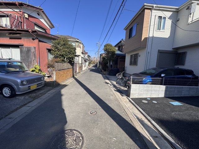 三郷市彦成１丁目新築戸建（彦成第６）の前面道路含む現地写真|西側前面道路
