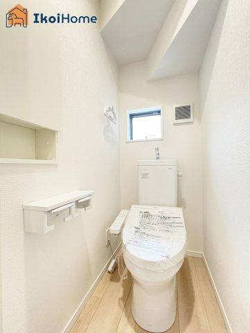 神戸市西区王塚台第6　7号棟　新築戸建のトイレ|【ホームページに現地動画掲載中】●年中無休：当日予約可●各階ウォシュレット、暖房便座が標準装備！