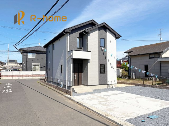 ひたちなか市高場6期　新築戸建て　2号棟の外観|ご予約を頂ければ、『平日』はもちろん『早朝』や『夜間』もご見学可能です♪お気軽にお申し付けください♪