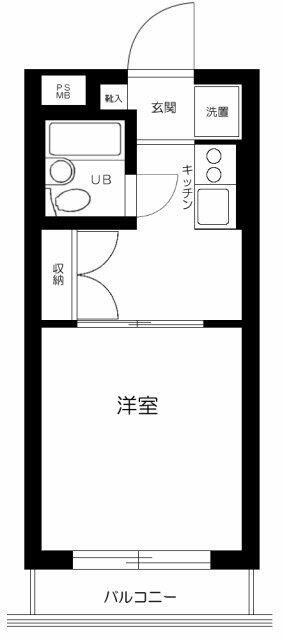エヴェナール沼袋の間取り