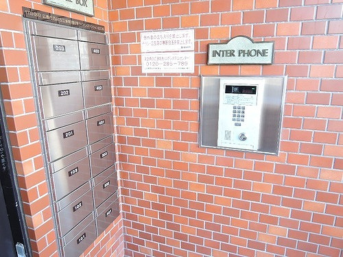 ライオンズマンション古江東のその他|オートロック・メールボックス　※2019年6月撮影