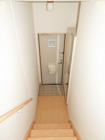 ディア・フリーデンＣの玄関|毎日通る玄関はこちらです