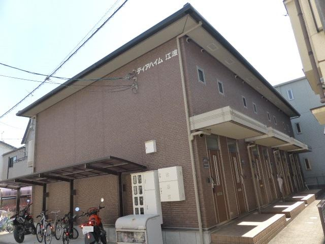 ディアハイム江波の外観|外観は落ち着いています