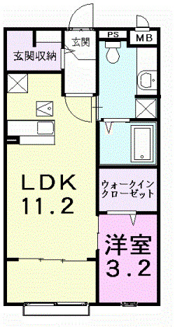ハートベイルCの間取り