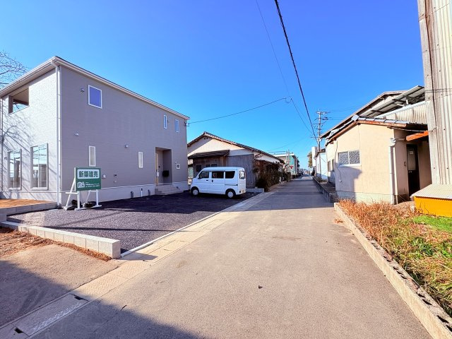 八女市蒲原新築建売の前面道路含む現地写真