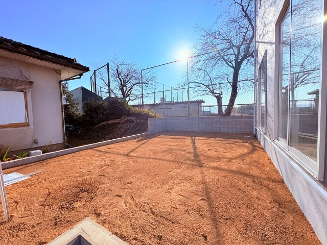 八女市蒲原新築建売の庭
