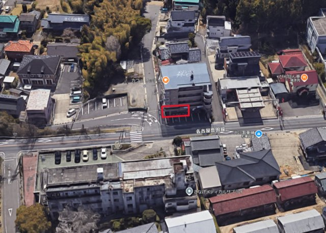 四郷町 貸店舗（メゾン・アマービレ）の地図