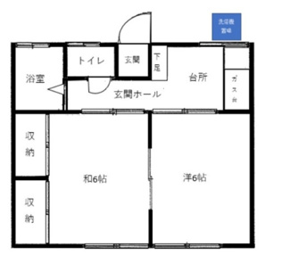 【間取り】 | コーポ中村