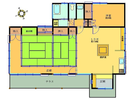 【間取り】 | 大室高原別荘地　戸建