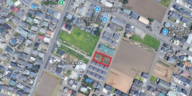 小山市平和（2区画）の地図