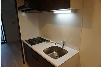 文京区湯島２丁目の賃貸マンションのキッチン