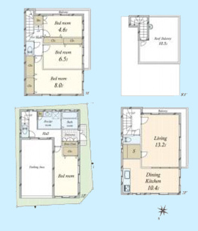 【間取り】 | 目黒区中目黒5丁目