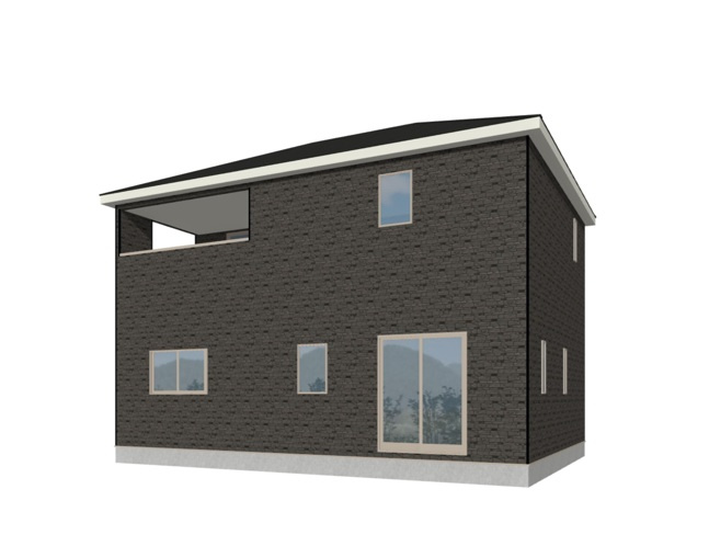 Cradlegarden　 茨城町前田　第5　3の完成予想図|北西側。