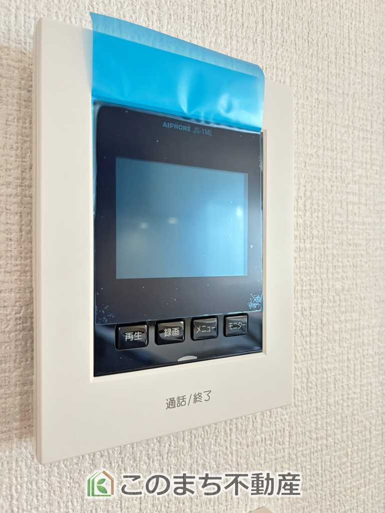 リガーレ小山市城東10期の設備|モニタ付きインターホンで防犯面もしっかり安心♪