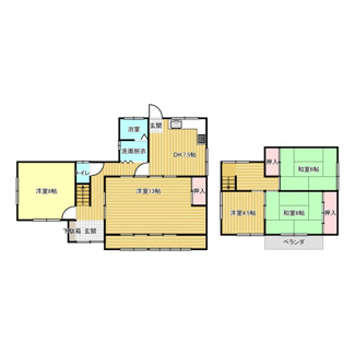 【間取り】 | 柏原町北中M邸 | １階