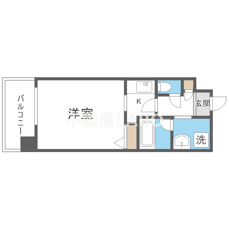 グランシス難波西の間取り