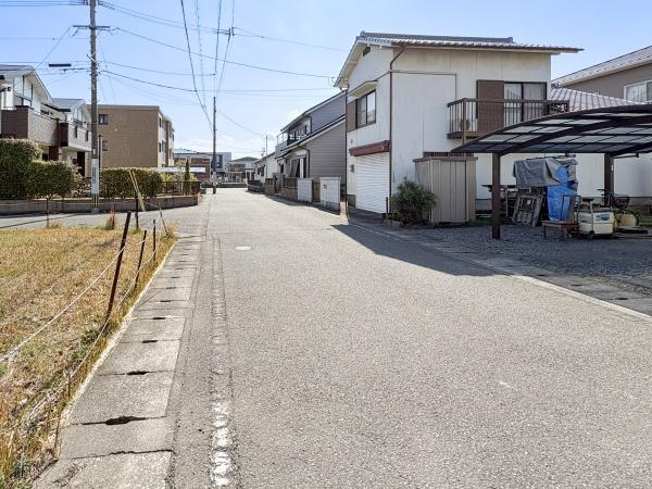 汐見二丁目　新築の前面道路含む現地写真|前面道路含む現地