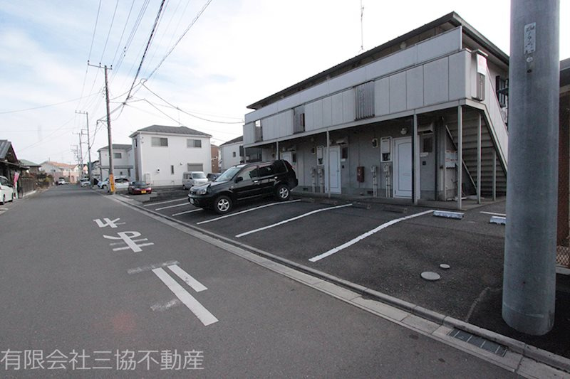 飯能市大字笠縫のアパートの外観