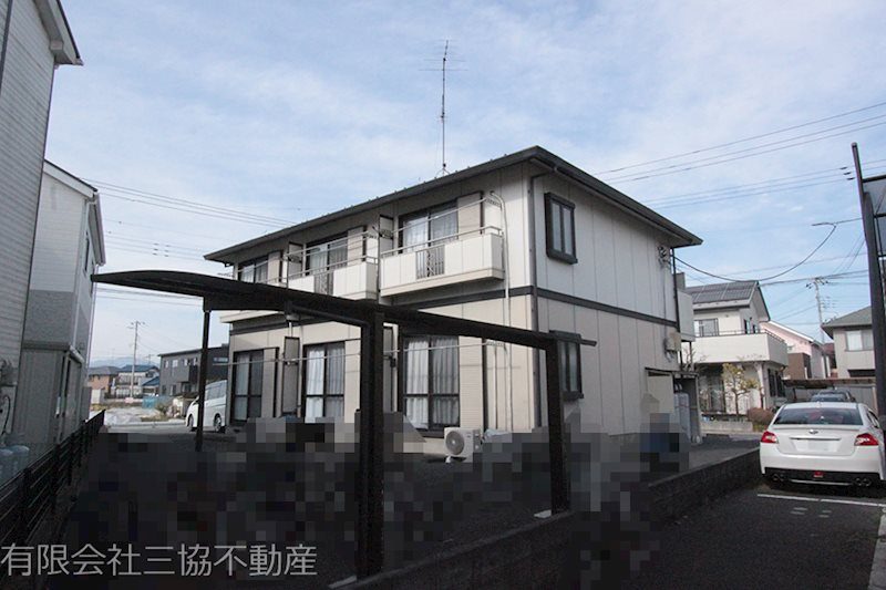 飯能市大字笠縫のアパートの外観