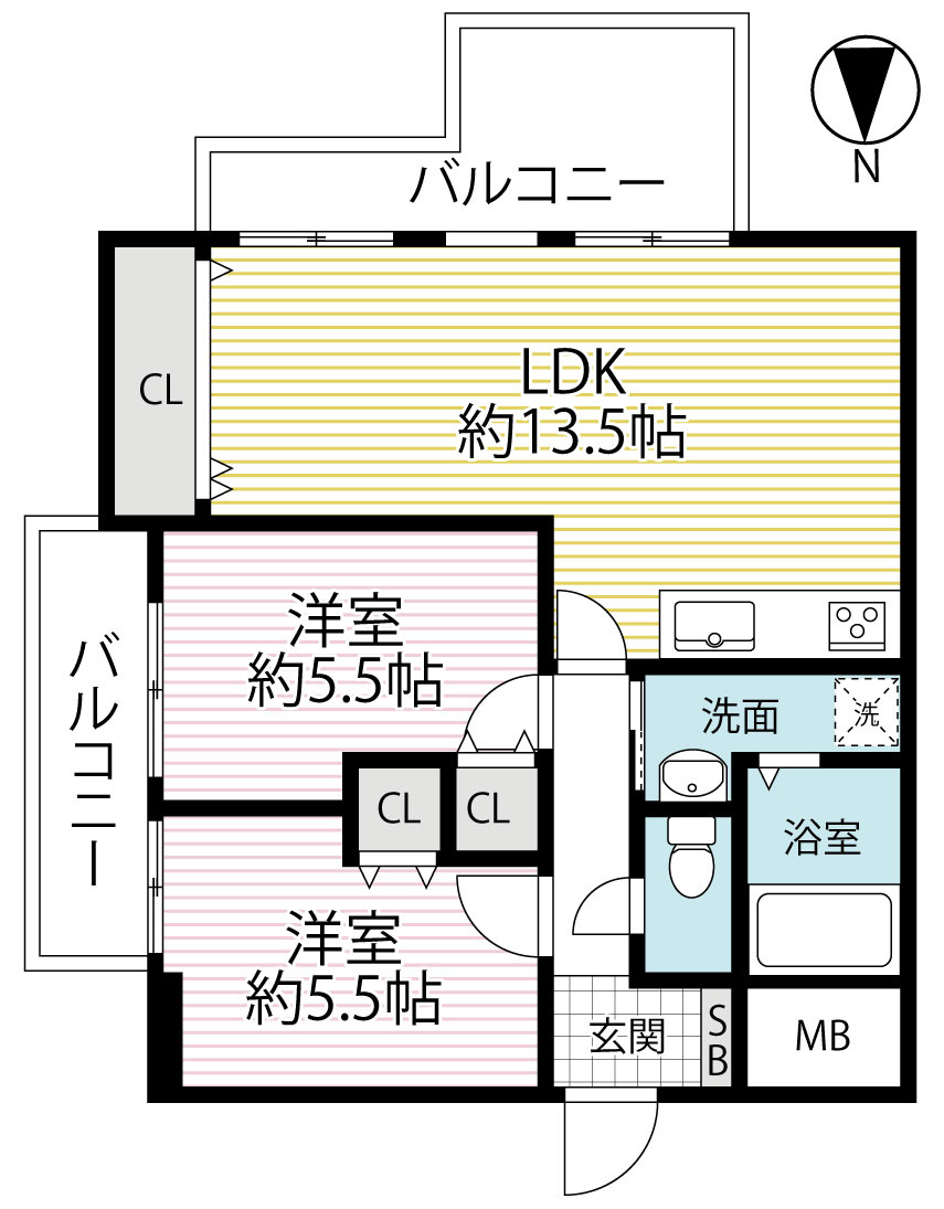 ◆２０２５年１０月リフォーム完了◆京阪本線『淀』駅徒歩４分◆収納豊富◆ディオ・フェルティ淀桂川の間取り