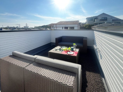 【バルコニー】 | 浜田山１丁目～「西永福」駅１０分・新築戸建～ | 屋上テラス