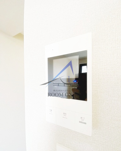 カフェック桜台のセキュリティ|モニター付きインターホンです。