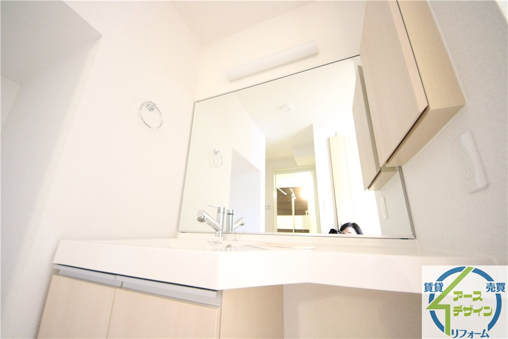 フリージアの独立洗面台