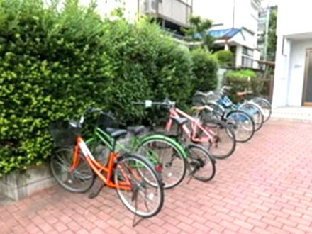 カーサMのその他共用部分|駐輪スペースです