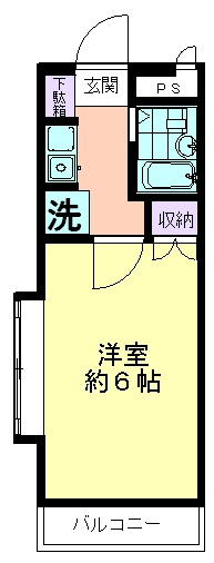スカイコート所沢の間取り