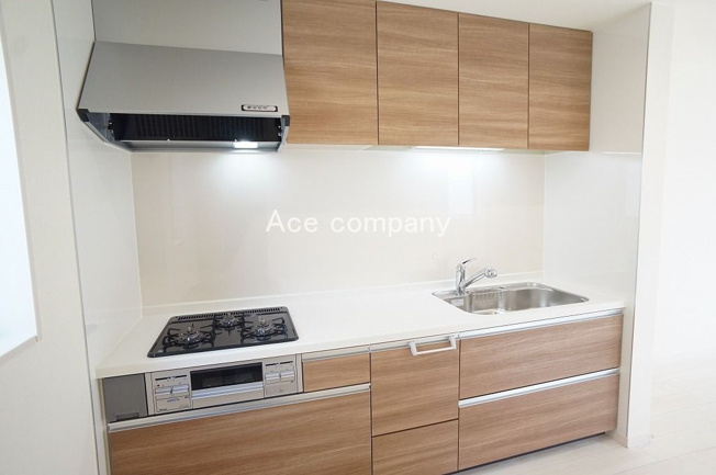 【内観：施工例】 | 東大阪市菱屋西1丁目　【1号棟/全2棟】 | 【同社による同仕様の施工例】玄関人感センサー照明付き☆TVモニターホン完備です☆