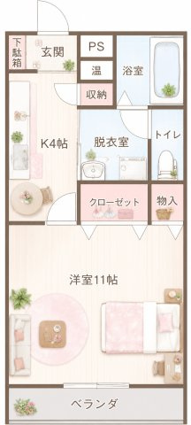 【間取り】 | アビリティ西平原LO