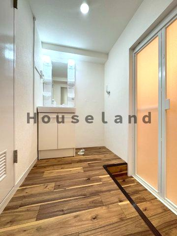 マンションあさもの洗面所