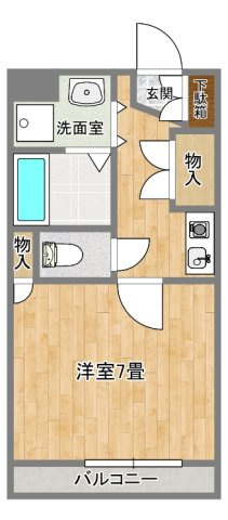 みやたマンションの間取り