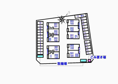 【駐車場】 | カポリーネア・Ⅰ | 駐車場