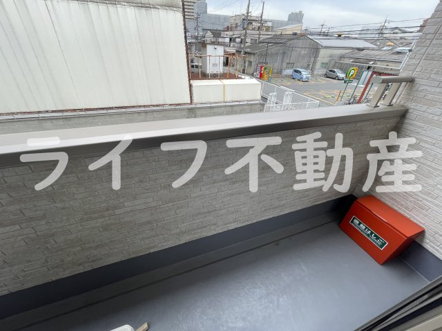 G-SQUAREのバルコニー|外からの目が気にならないバルコニーで洗濯物が干せます