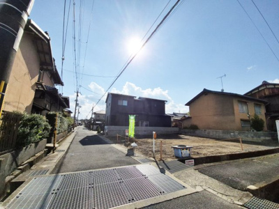【前面道路含む現地写真】 | 山田出口町　建築条件無し売土地