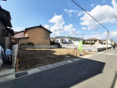 【外観】 | 山田出口町　建築条件無し売土地 | 更地でのお引渡しです。解体費用が不要です