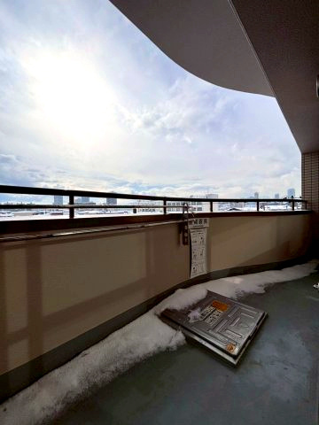 アルファグランデ北10条のバルコニー