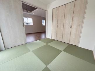 【和室】 | 安佐北区口田南4（安芸矢口駅）全2区画NO1 | リビングからの続き和室