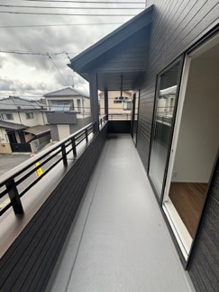 【バルコニー】 | 安佐北区口田南4（安芸矢口駅）全2区画NO1 | 南向き２WAYバルコニー♪