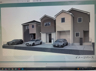 【外観パース】 | 安佐南区川内2丁目全3区画　4180万円～ | ☆全3区画外観パース♪