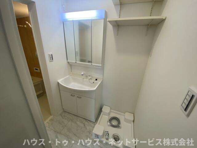 ミア流山の洗面所