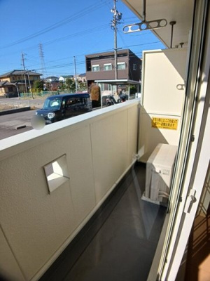 【バルコニー】 | ハーヴェストⅡ | 暖かな日差しのふりそそぐバルコニー