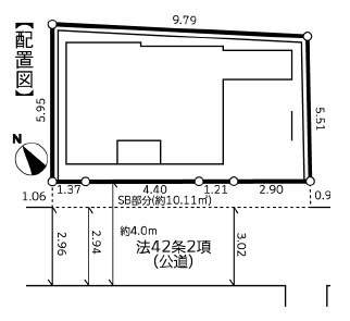 鎌倉市腰越3丁目の区画図