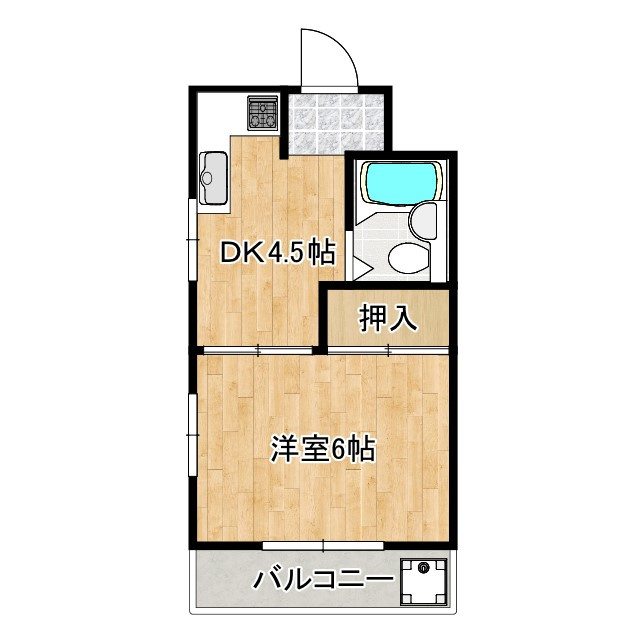 イーストハウスⅠの間取り