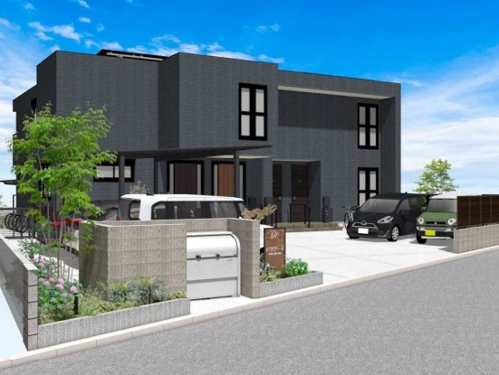 （仮称）竹の塚７丁目メゾンの外観|旭化成ヘーベルメゾン　ペット共生シリーズ　ZEH-M対応