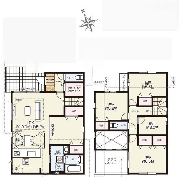 KIS松戸市二ツ木3期の間取り
